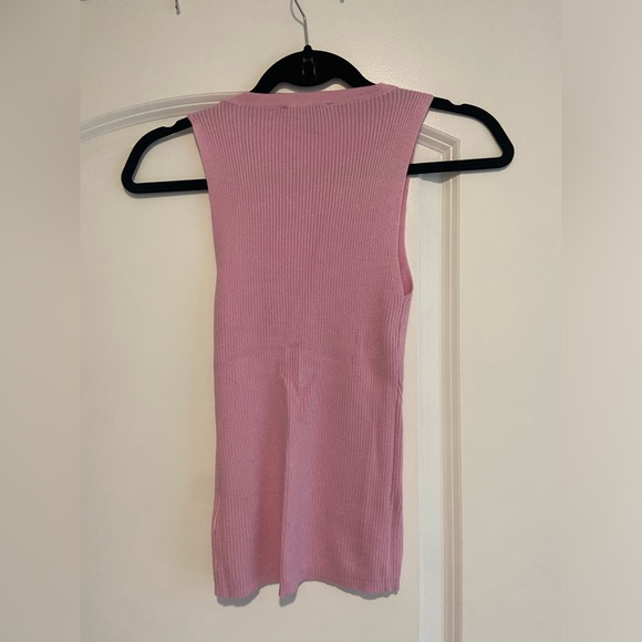Women’s Pink Express Sweater Ribbed Tank size XS - Picture 3 of 3